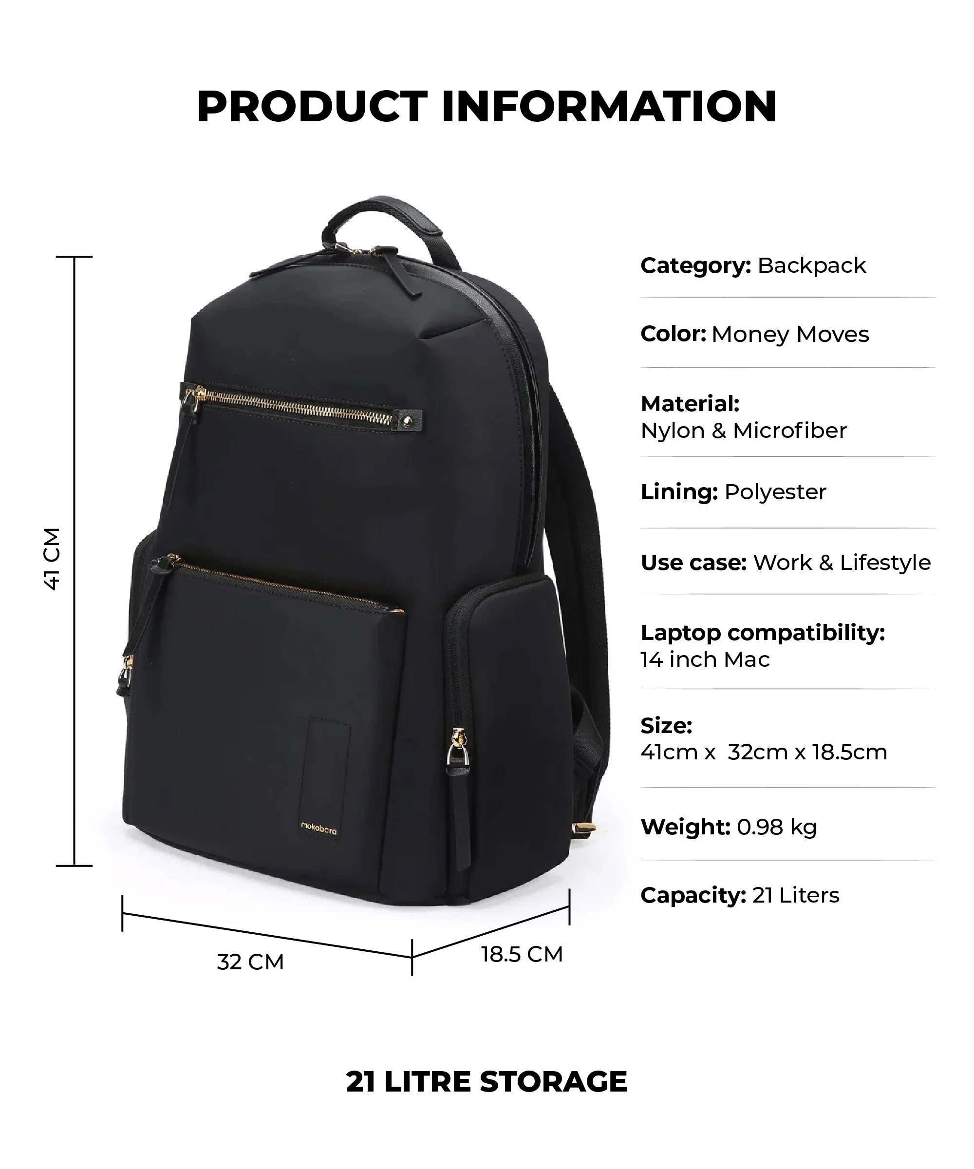 The Bliss Backpack - 21L - Image 11