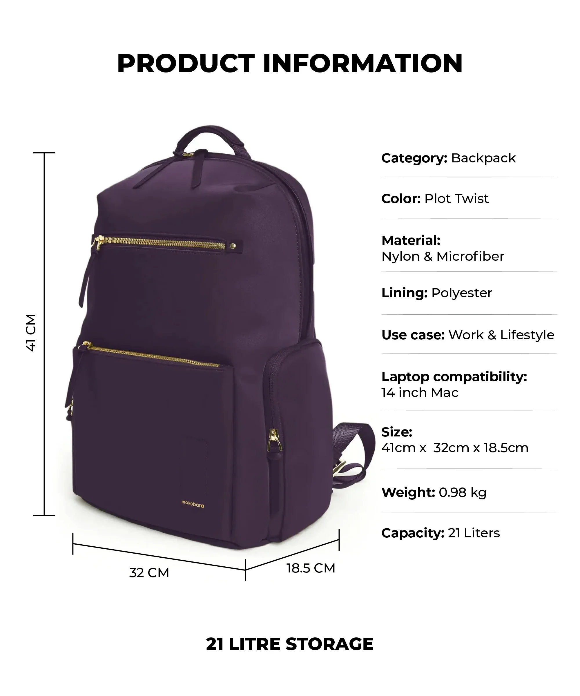 The Bliss Backpack - 21L - Image 19