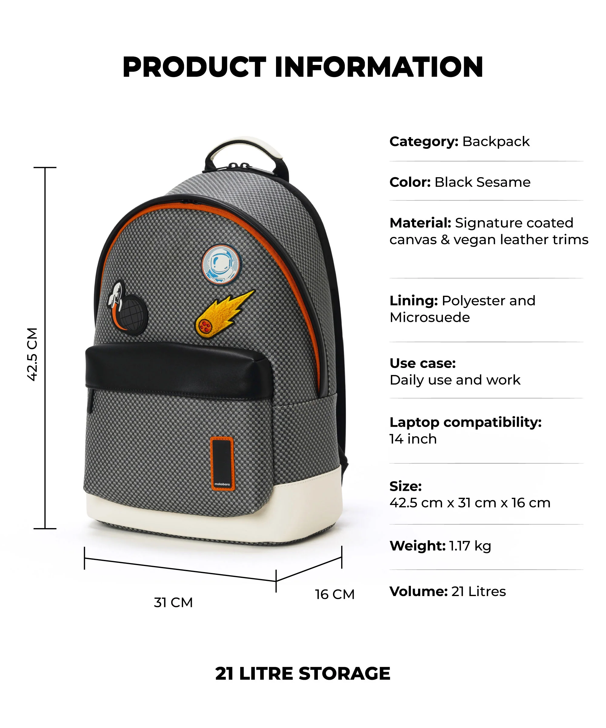 The Kickstreet Backpack - 21L - Image 3
