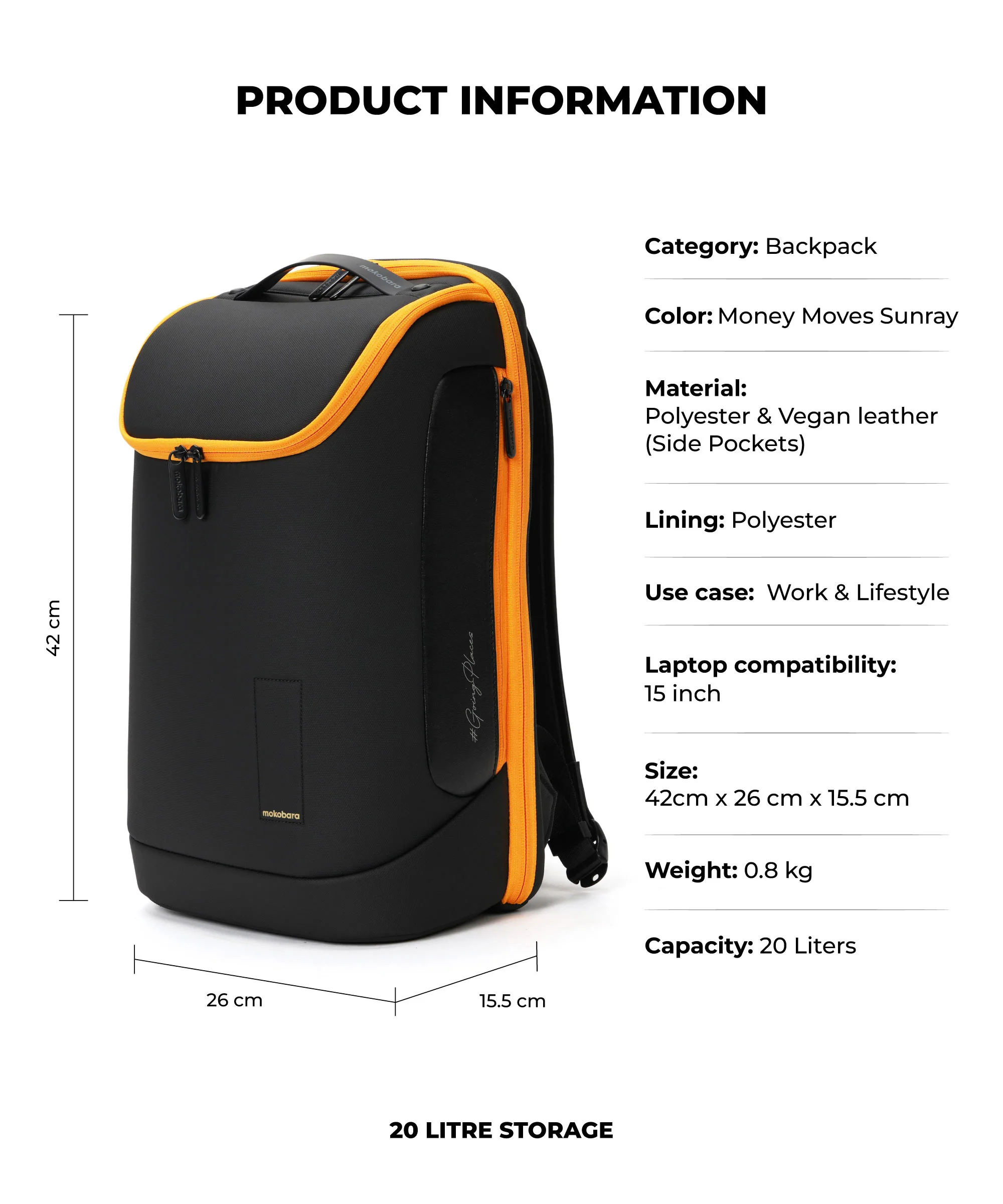 The Transit Backpack - 20L - Image 11
