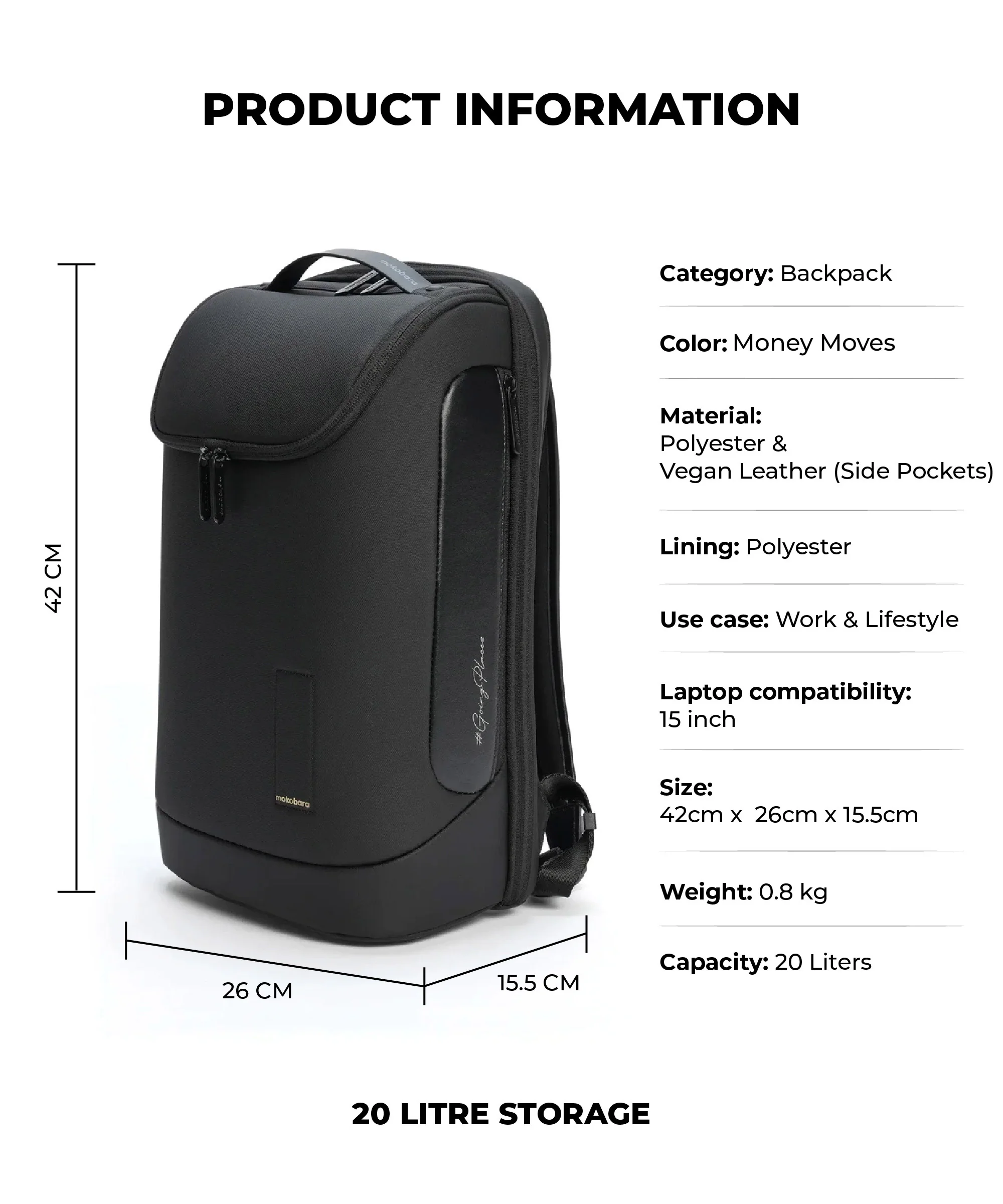 The Transit Backpack - 20L - Image 28