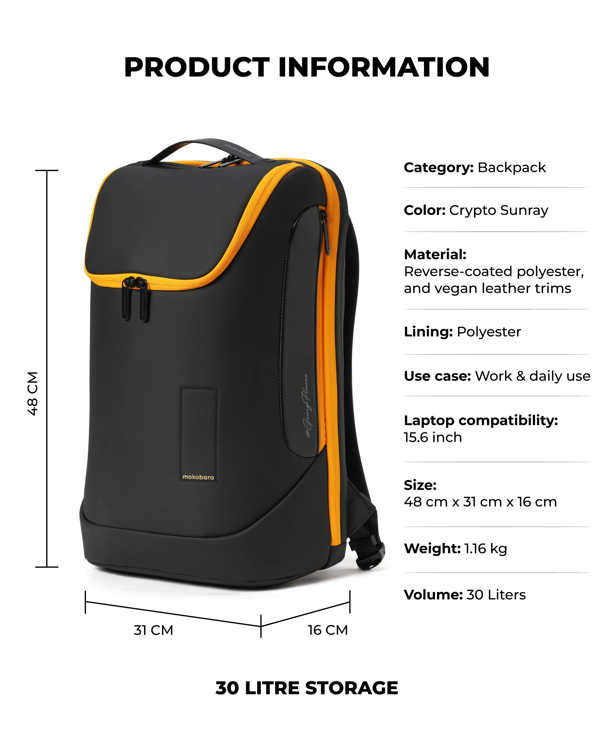 The Transit Backpack - 30L - Image 3