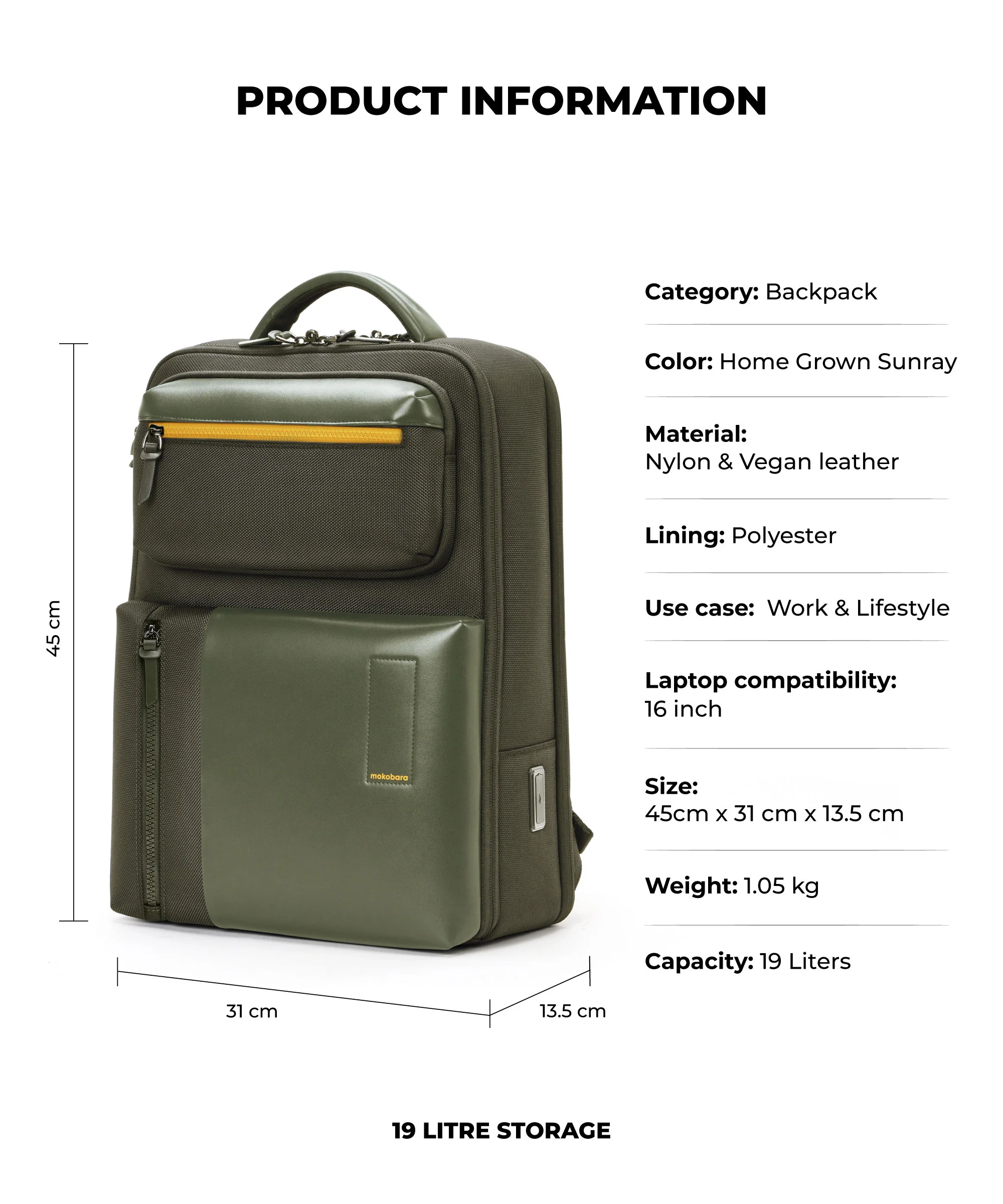 The Work Backpack - 19L - Image 11