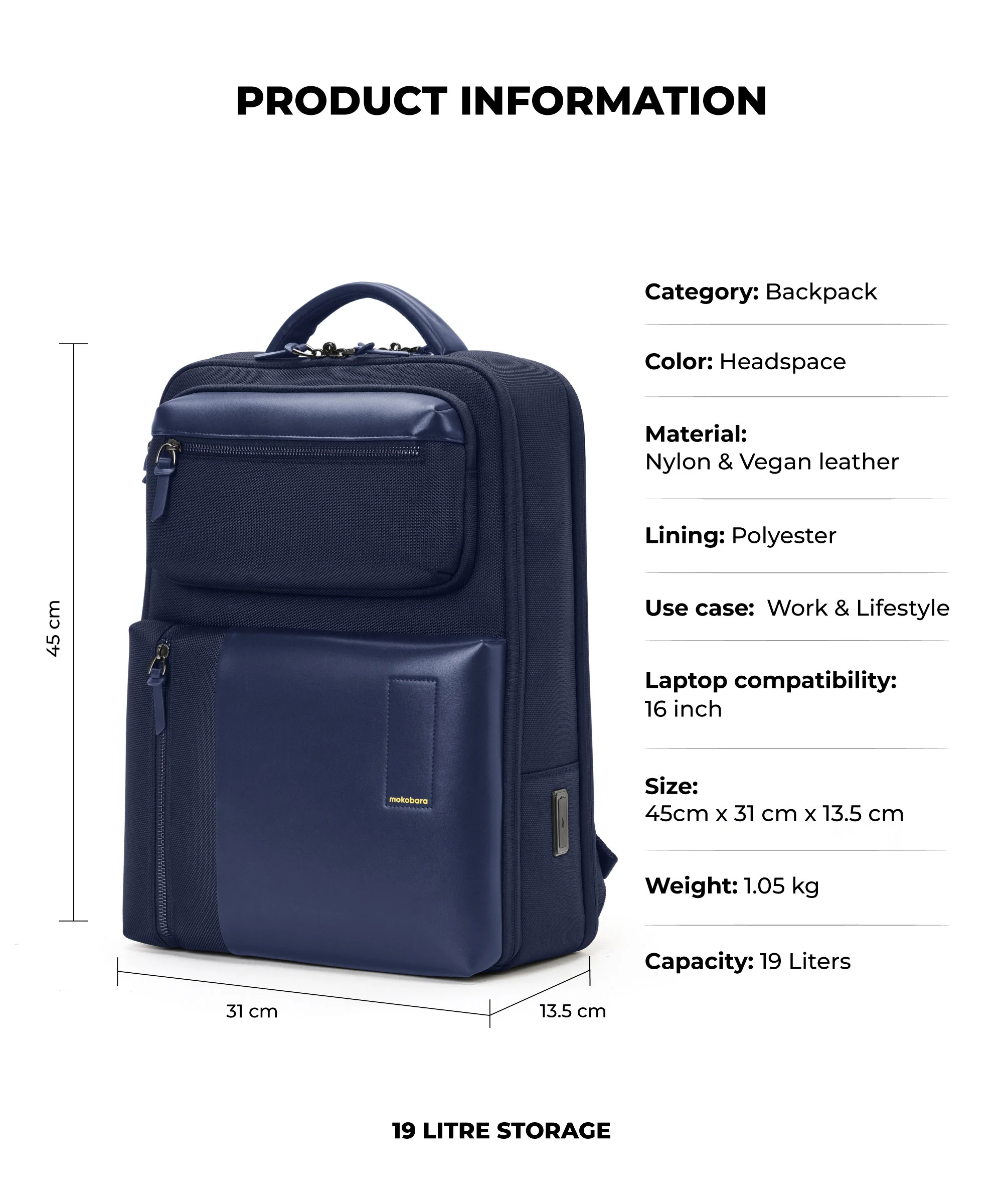 The Work Backpack - 19L - Image 20