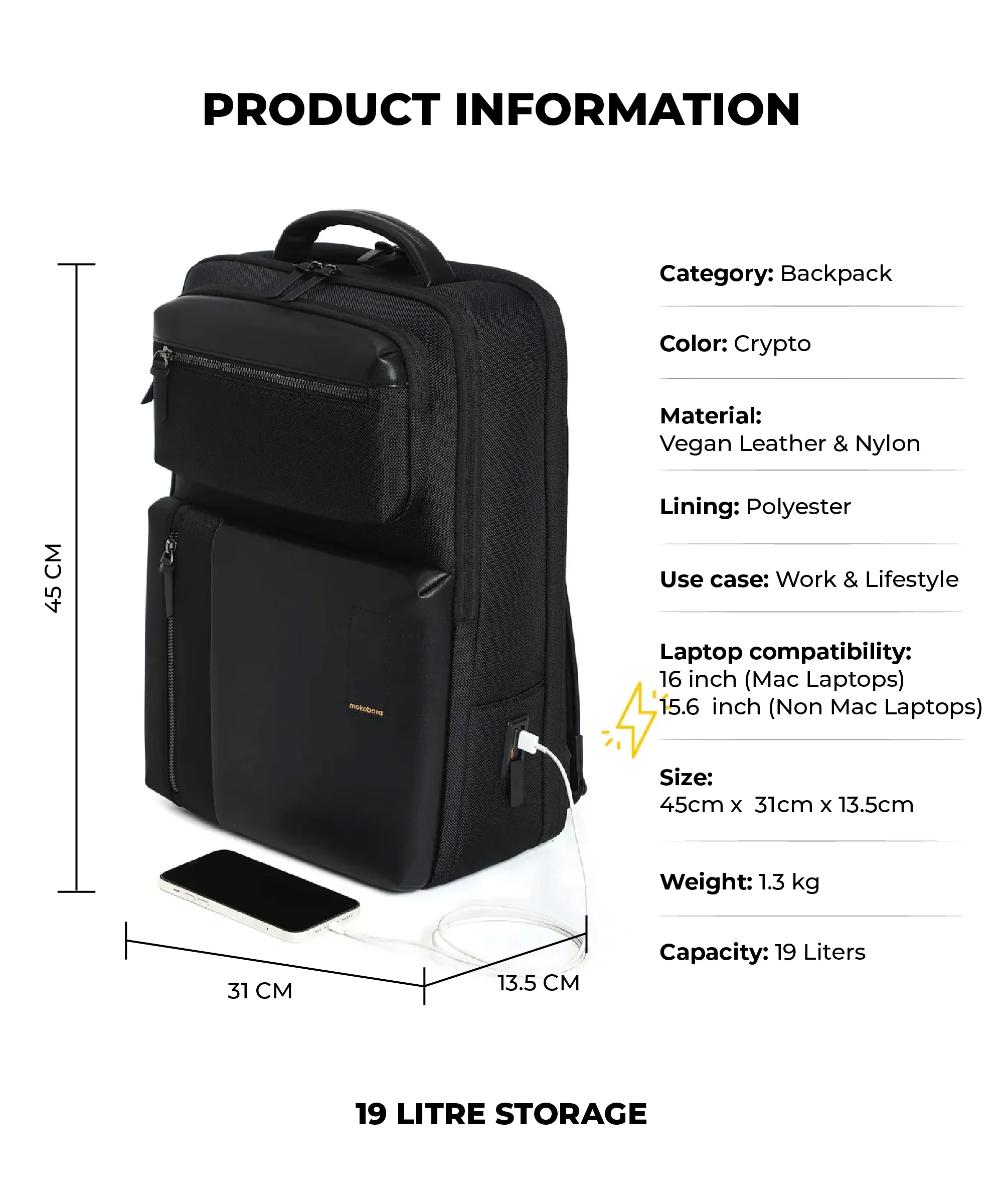 The Work Backpack - 19L - Image 39